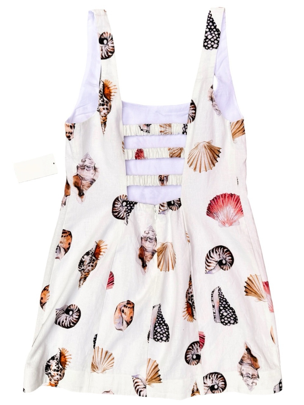 Show Me Your MuMu White Seashell-Print Mini Dress - Picture 2 of 8